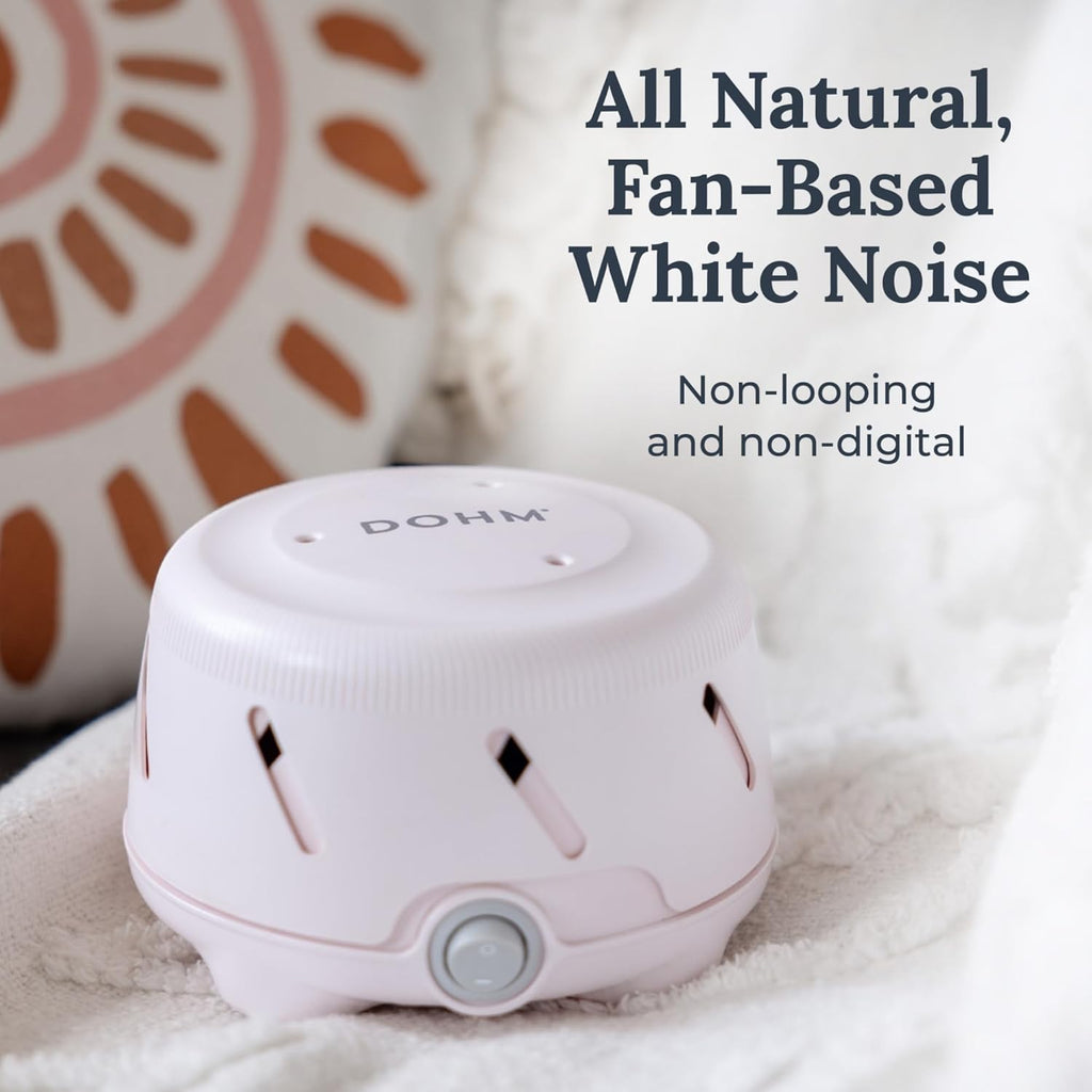 Yogasleep Dohm Uno White Noise Sound Machine, Real Fan Inside for Non-Looping White Noise,, Office Privacy & Meditation for Adult…