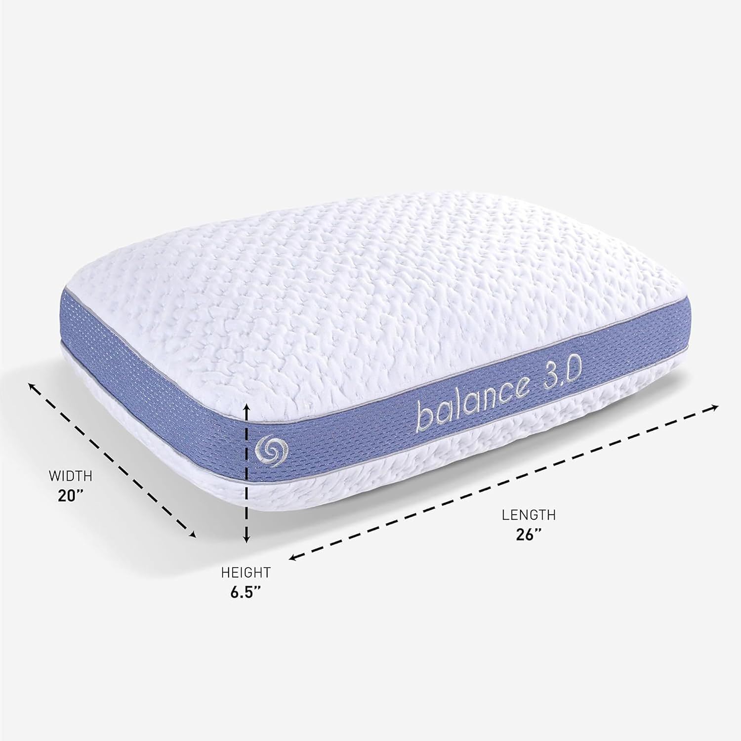 Bedgear Balance Performance Pillow – 3.0 - Moisture Wicking Bed Pillow for All Sleep Positions - Medium Firmness Bed Pillow - Washable…