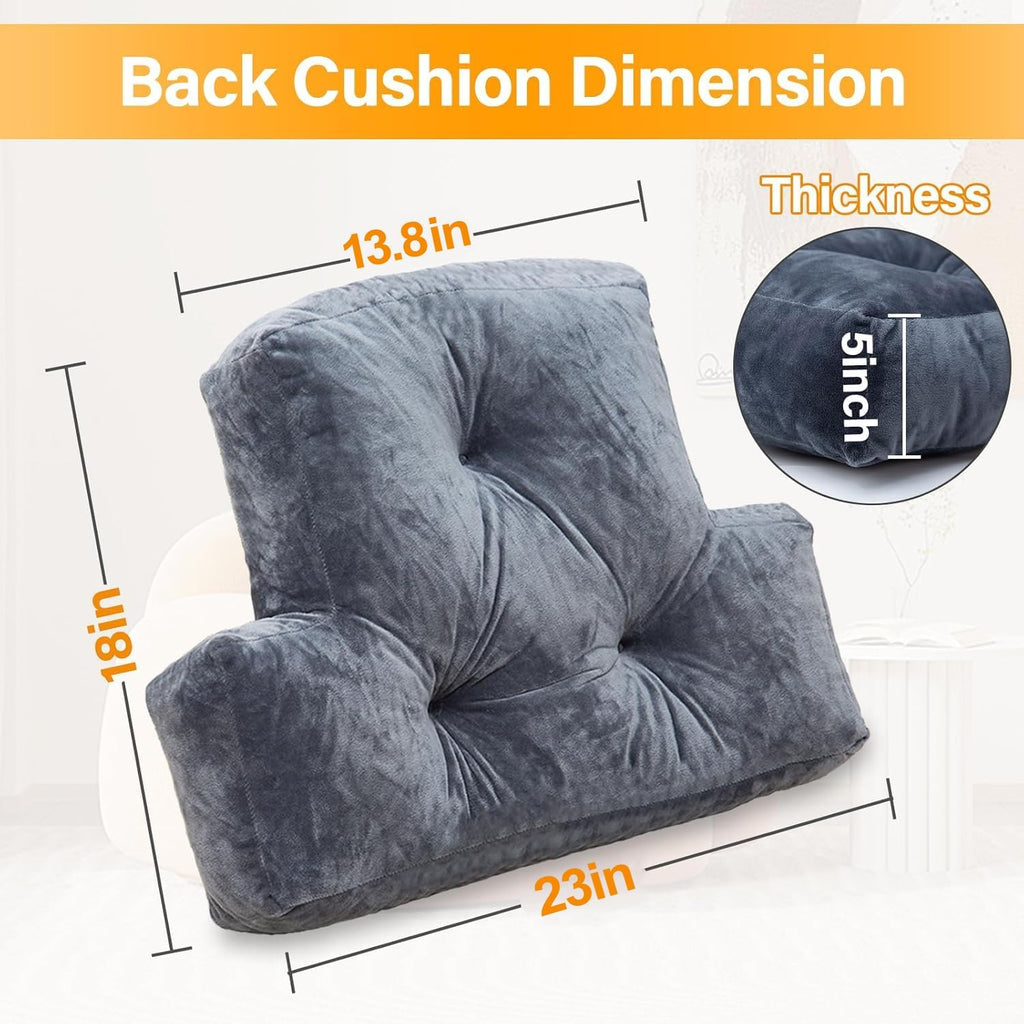 1 MIDDLE ONE Back Pillow for Chair, Memory Foam Lumbar Pillow for Back Support, Back Rest Cushion for Office, Sofa, Couch Sitting…