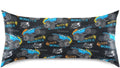 Monster Truck Tires01 Boby Pillow Covers Silk Pillowcase for Hair and Skin with Envelope Closure Satin Pillowcase Standard Size Pillow…