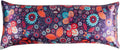 Lcbd Satin Body Pillow Case for Hair and Skin, Floral Printed Silk Satin Body Pillowcase Cover, 20x54 Body Cooling Pillow Cover with Envelo…