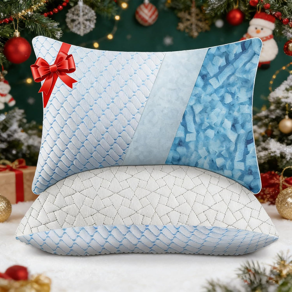Wolki King Size Pillows Set of 2 Shredded Memory Foam Pillows 2 Pack, Adjustable Firm Pillow for Side Sleepers, Back, Stomach, Hot Sleepers…