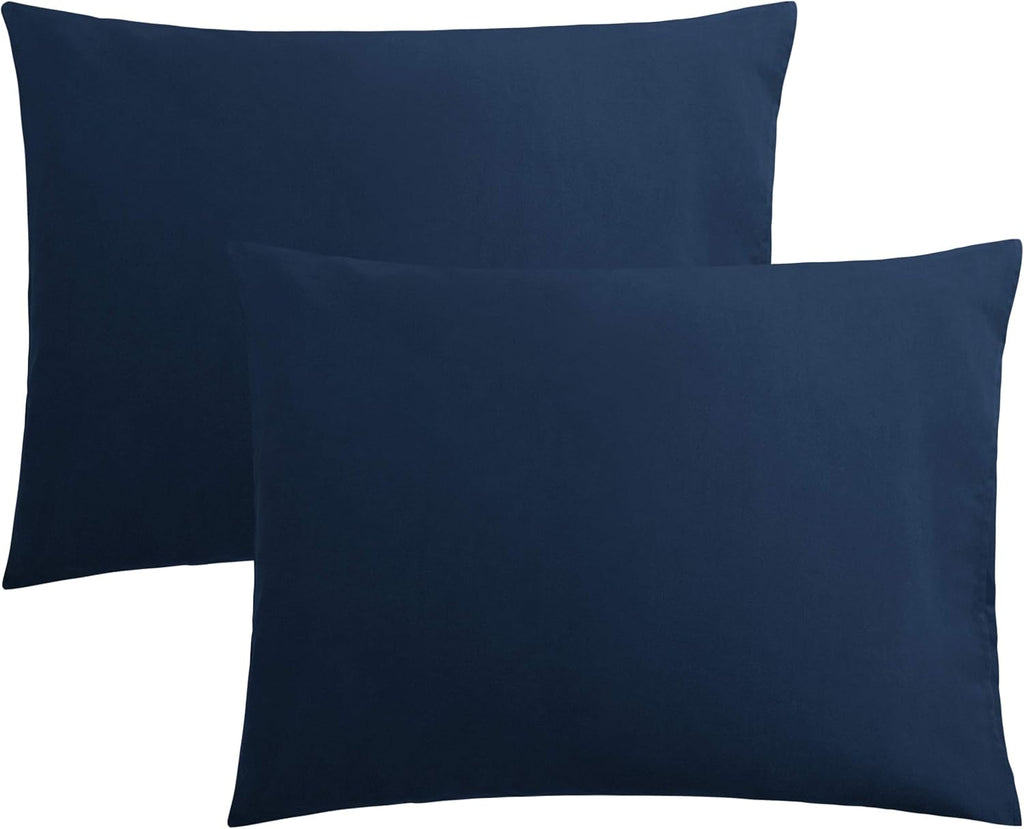 FLXXIE Pillow Cases Standard Size, Soft Microfiber Pillow Covers with Envelope Closure, Wrinkle, Stain Resistant Pillowcases, 2 Piece…