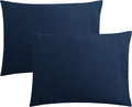 FLXXIE Pillow Cases Standard Size, Soft Microfiber Pillow Covers with Envelope Closure, Wrinkle, Stain Resistant Pillowcases, 2 Piece…