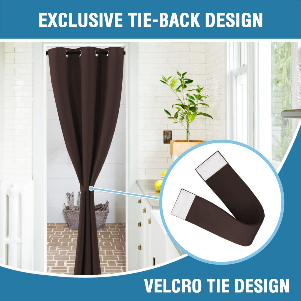 H.VERSAILTEX Doorway Curtain Blackout Closet Door Curtain Room Divider Window Treatment Curtain for Bedroom Thermal Insulated P…