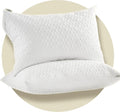 CoolShields Pillow Protector (2 Pack) Queen – Waterproof Zippered Pillow Covers, Hypoallergenic, Premium Pillowcase Encasement for Better…