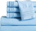 MocassiLuxuryBedding Mocassi Full Sheet Set - Luxury Hotel 1800 Premier Bedding Sheets & Pillowcases - Ultra Soft Breathable & Cooling Bed…
