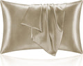 Bedelite Satin Pillowcase for Hair and Skin, Super Soft and Cooling Similar to Silk Pillow Cases 2 Pack with Envelope Closure, Gift for Wom…