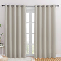 NICETOWN Blackout Draperies Curtains for Kids Room, Window Treatment Thermal Insulated Solid Grommet Blackout Drape Panels for Bedroom…
