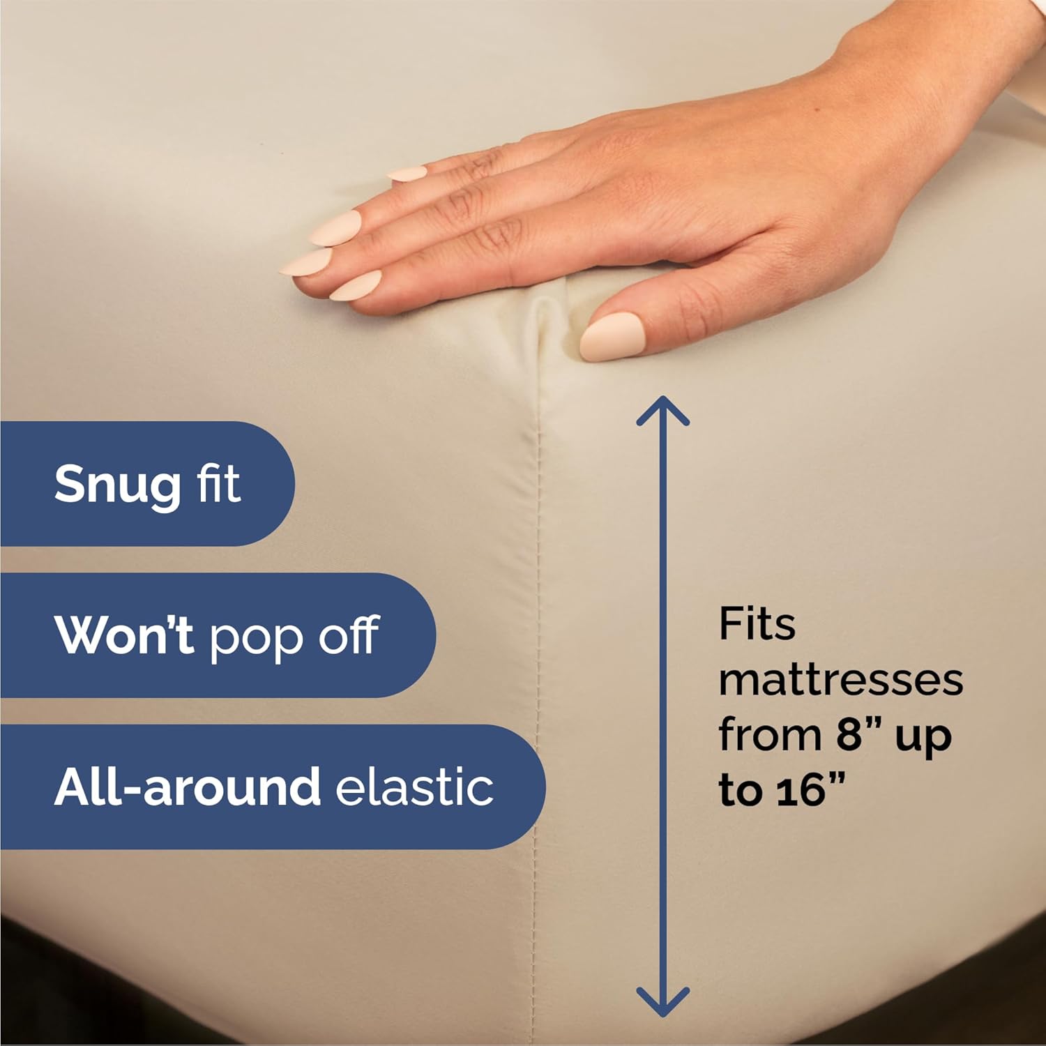 Queen Size 4 Piece Sheet Set - Comfy Breathable & Cooling Sheets - Hotel Luxury Bed Sheets for Women & Men - Deep Pockets, Easy-Fit…