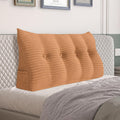 Daneey Headboard Pillow Full, Triangular Wedge Headboard Pillow with Soft Corduroy Fabric, Wedge Bed Backrest Pillow for Sitting Up, Readin…