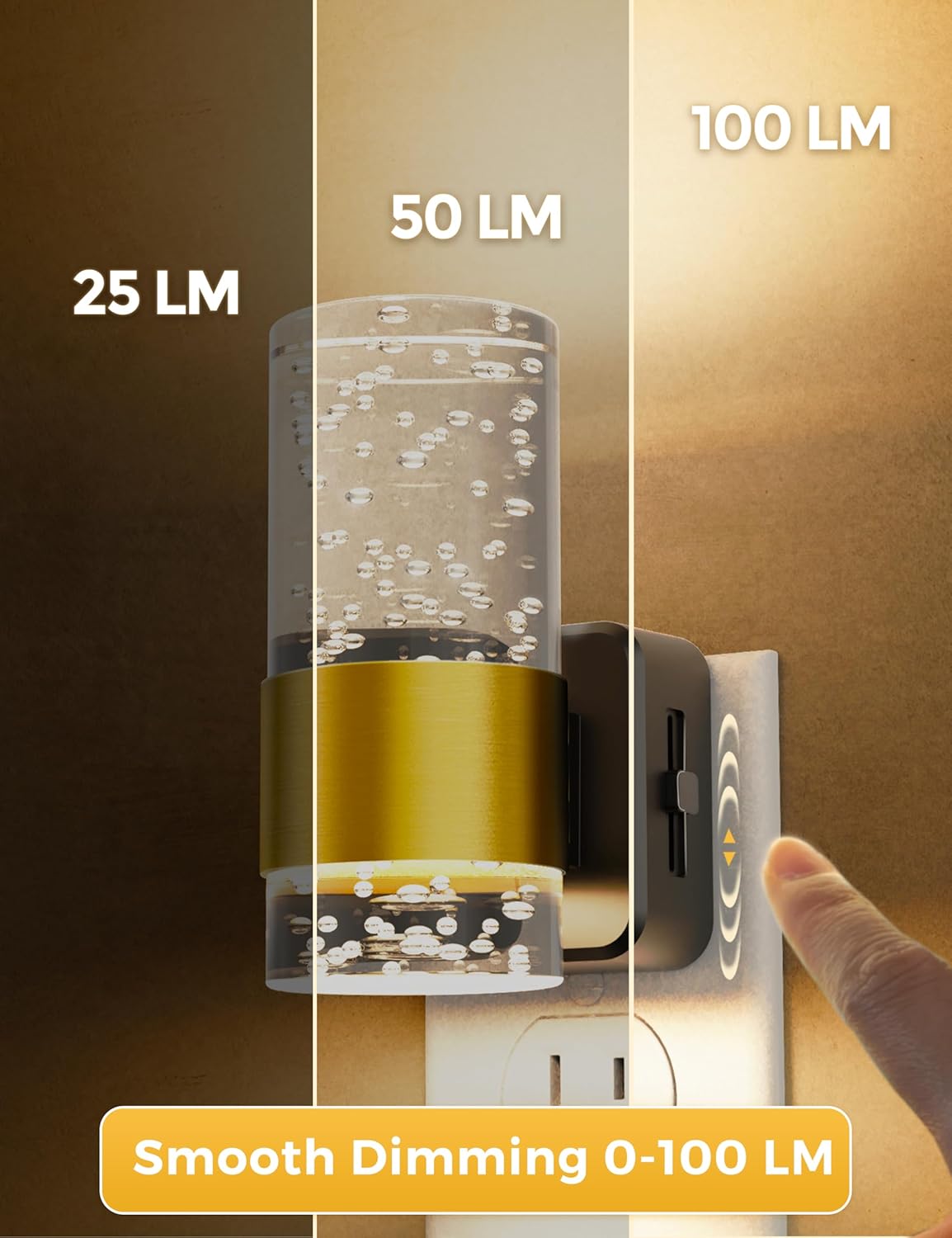 L LOHAS LED Night Lights Plug into wall, Soft Light Night Light with Adjustable Brightness, Plug in Night Light with Auto Light Sensor…