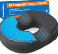 DailyCuddles Donut Pillow for Tailbone Pain, Hemorrhoids - Cooling Gel Memory Foam Chair Seat Cushion for Office, Home & Wheelchair,…