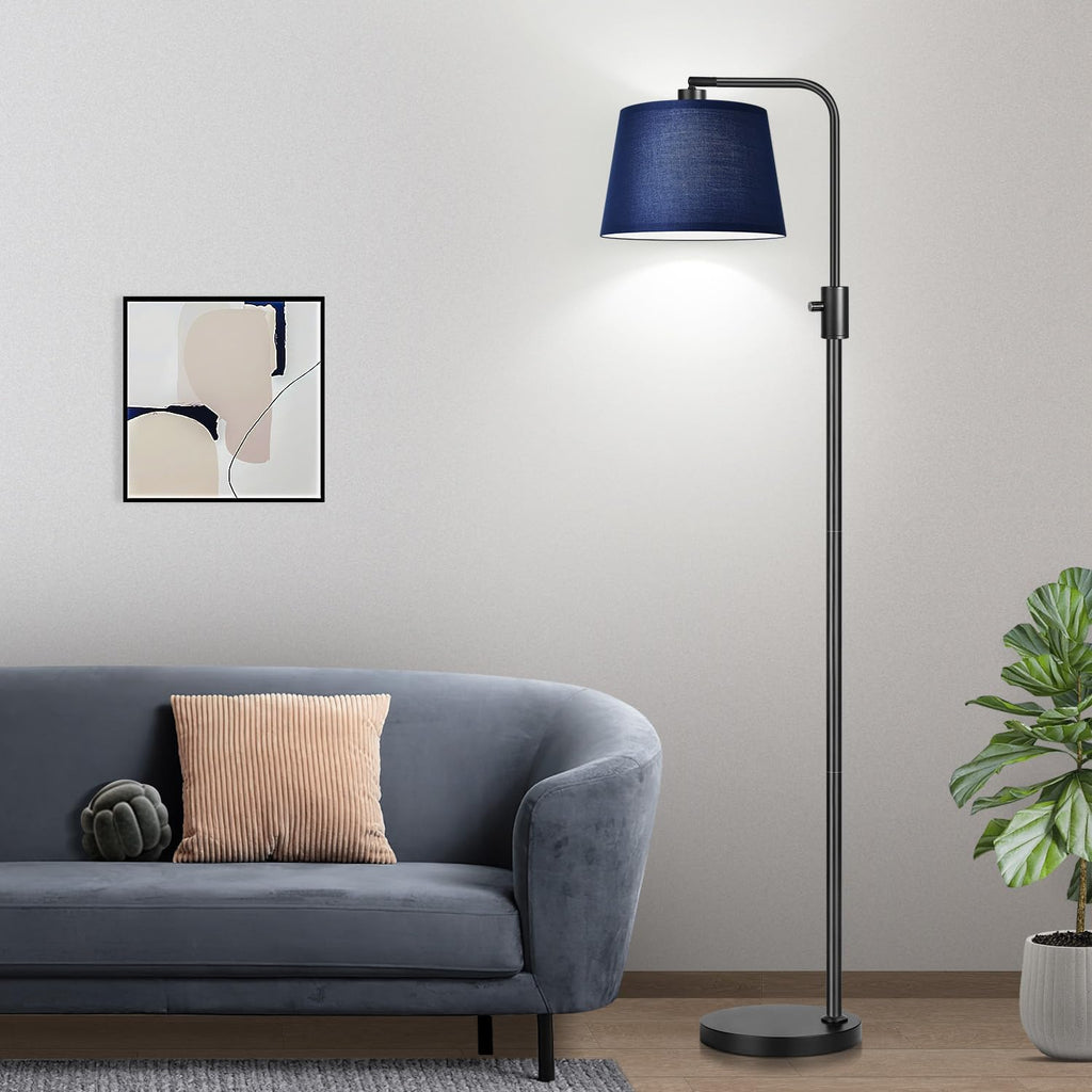 Nintiue 【Upgraded】 Dimmable Floor Lamp, 1000 Lumens LED Edison Bulb Included, Modern Arc Standing Tall Floor Lamp for Living Room Bedroom…