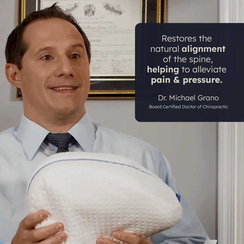 Contour Legacy Leg & Knee Foam Support Pillow for Side Sleepers Soothing Relief for Back, Hips, Knees, Joints, Nerves & Muscles 1 Pack glass