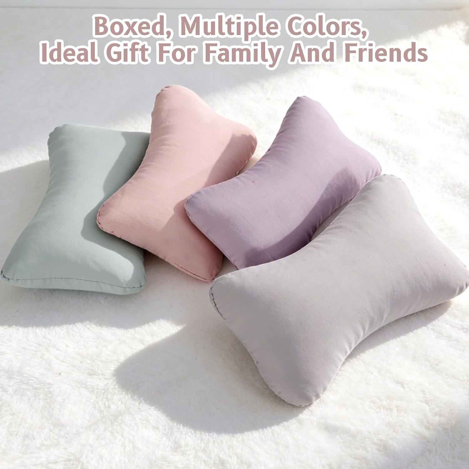 vocheer Small Pillows for Sleeping, 11"x7" Mini Pillow for Travel, Tiny Pillow for Neck, Lumbar, Knee, Wrist, Pets, Cotton Small Back Pillo…