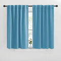 NICETOWN Blackout Window Curtains for Camper - (Teal Blue Color) 42x40 Inch, 2 Panels Set, Thermal Insulated Room Darkening Blackout…