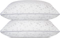 Himoon Shredded Memory Foam Pillows, Medium Firm Standard Size Pillows 2 Pack, Couples Bed Pillows for Side Back Stomach Sleepers Set of 2 2…