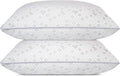 Himoon Shredded Memory Foam Pillows, Medium Firm Queen Size Pillows 2 Pack, Couples Bed Pillows for Side Back Stomach Sleepers Set of 2 2 Pa…