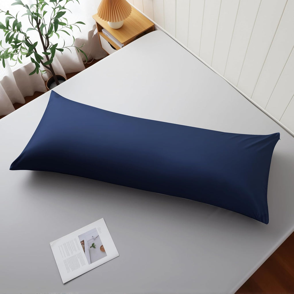ShunjieHome Body Cooling Pillow Case, Viscose Derived from Bamboo Long Pillow Protectors, 400 TC Soft Silky Breathable Summer Body Pillowcas…