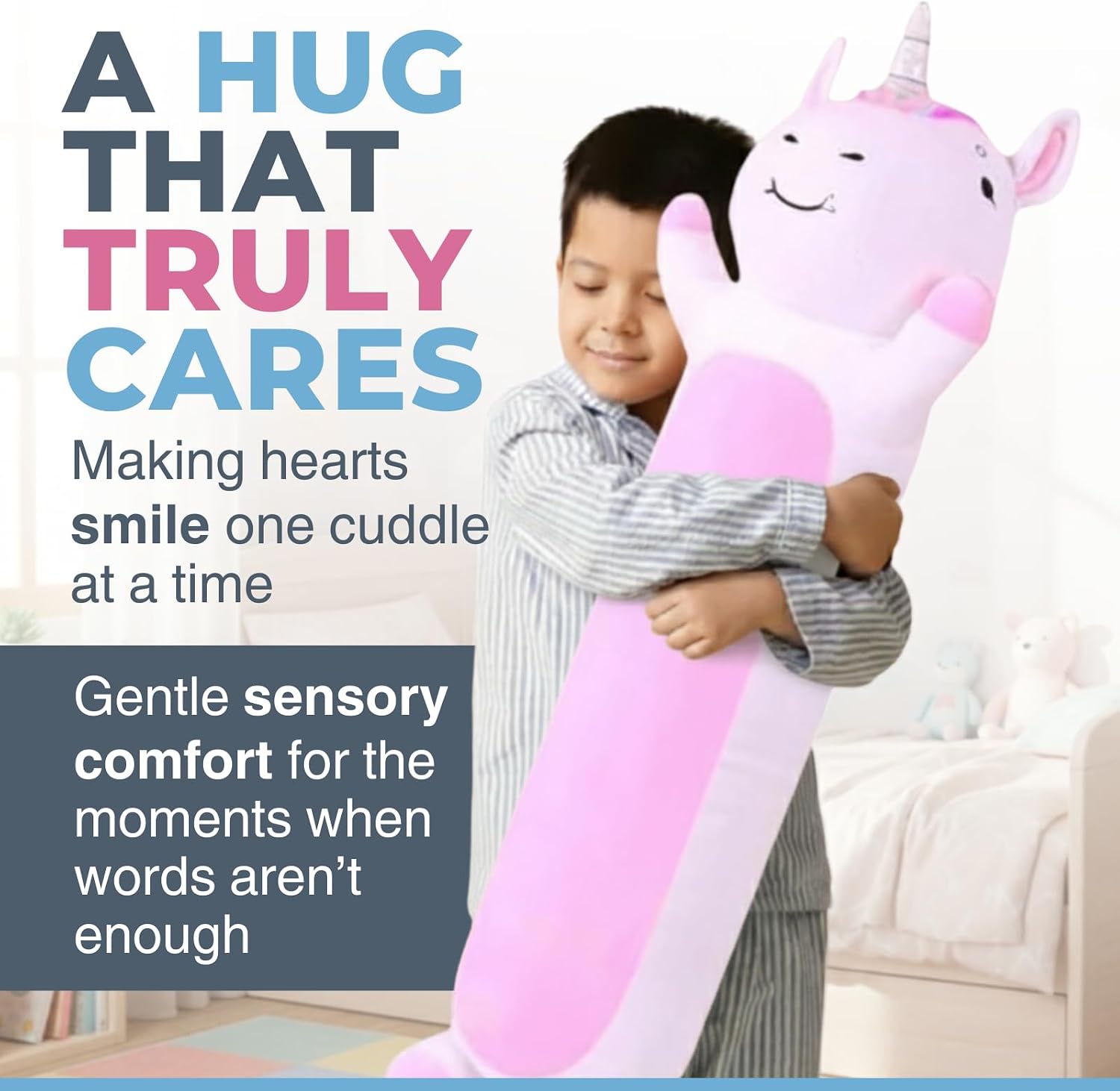 CuddlePaws Cuddle Paws Unicorn Plush Body Pillow for Kids | Long Stuffed Animal Cuddle Pillow | Soft Hugging Toy | Plushie Gift for Girls &…