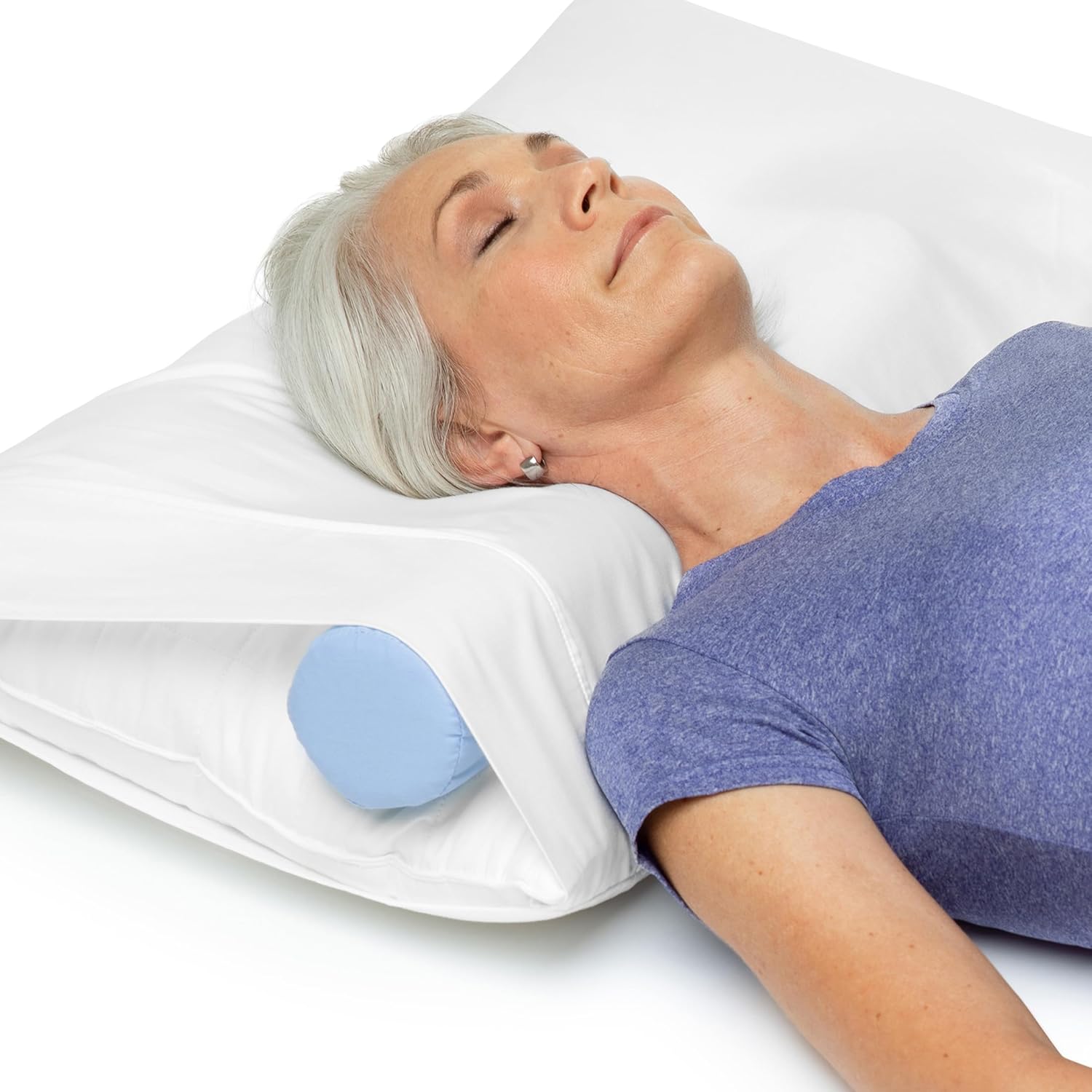 Optp The Original McKenzie Cervical Roll, 20" Neck Support Pillow to Relieve Neck and Back Pain - Round Pillow for Improved Sleeping Suppor…