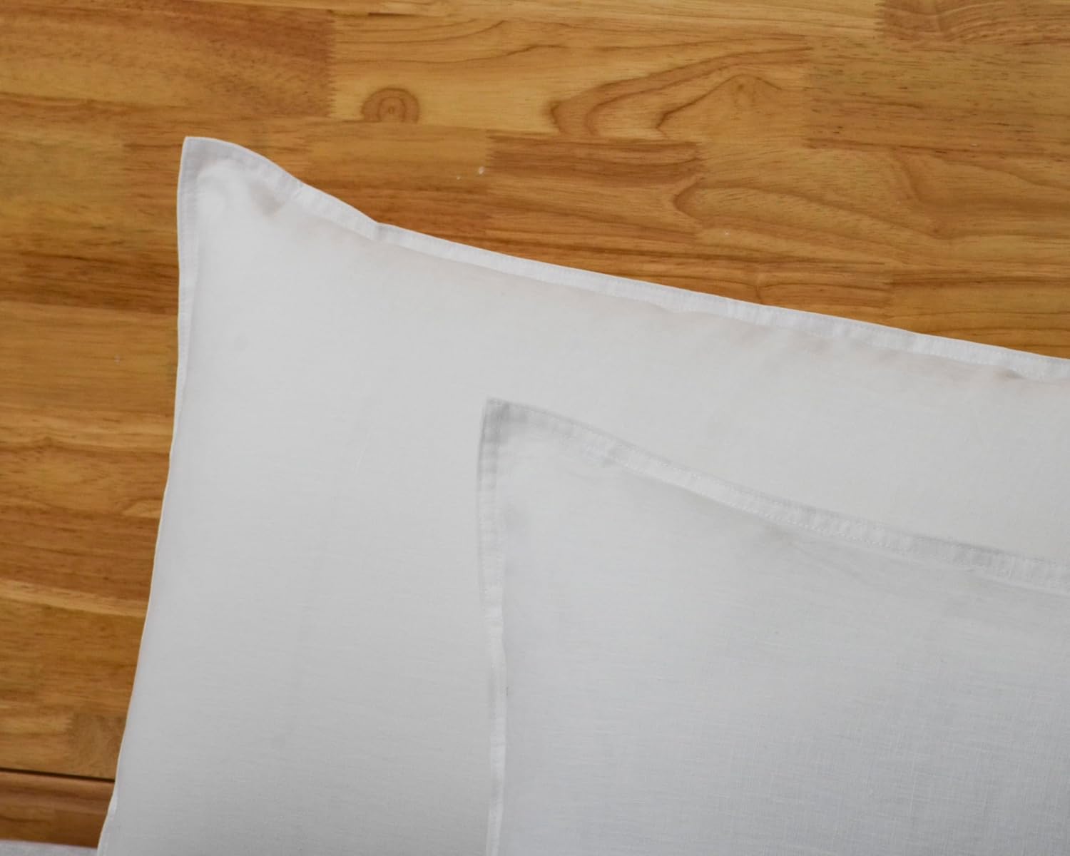Chuffed Linen Pillowcases 2 Pack 100% Linen Standard Pillow Cases, Breathable and Cooling Washed Pillowshams with Zipper Closure, 20x26 Inc…