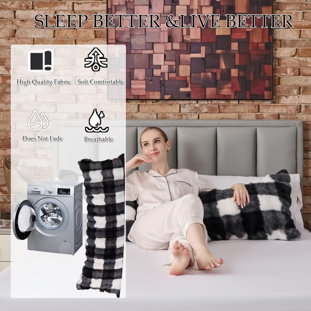 MeadowSkyHome Full Body Pillow 20x54 Inch, Memory Foam Pregnancy Pillow for Side Sleepers, Orthopedic Back Support Maternity Pillow for Women…