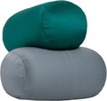 2Pcs Microbead Bolster Tube Neck Bed Body Pillows, 12 x 7 inches Squish Bean Bag Microbead Pillow for Sleeping Home Travel Neck Lumbar…