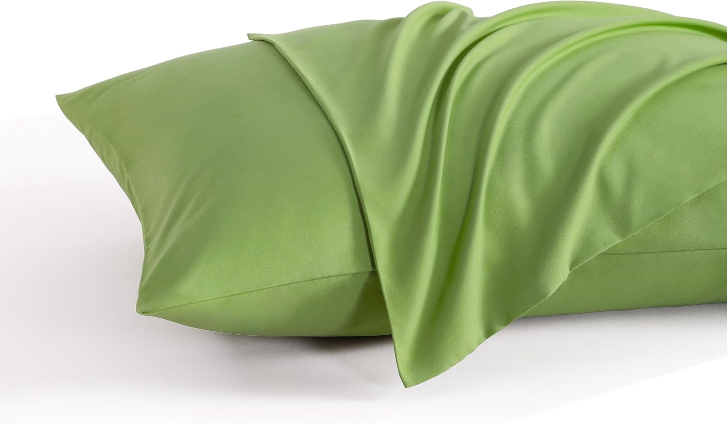 Ntbay King Pillow Cases Set of 2, 2 Pack Brushed Microfiber 20x36 Pillow Cases, Soft, Wrinkle, Fade, Stain Resistant Sage Green Pillow Case…