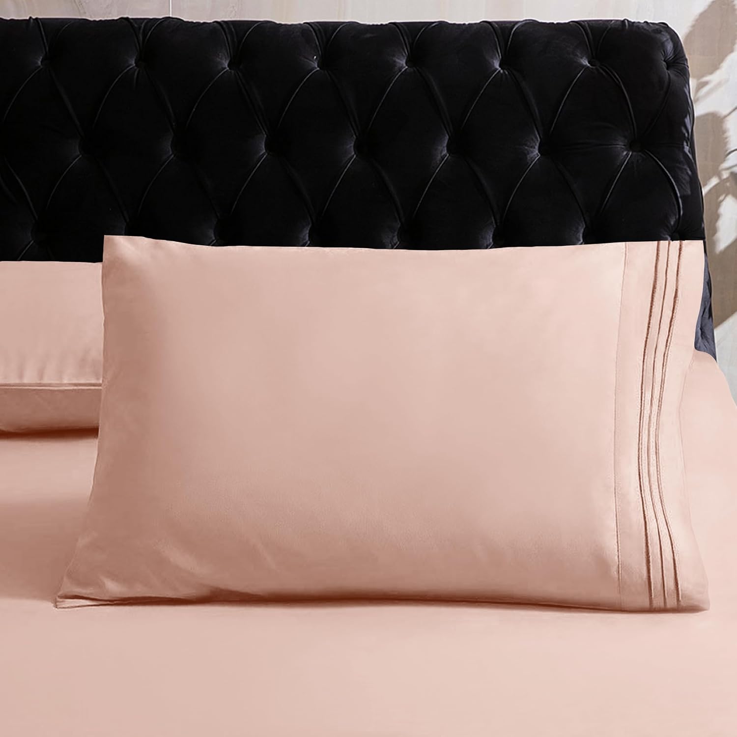 Mocassi Twin XL Sheet Set - Luxury Hotel 1800 Premier Bedding Sheets & Pillowcases - Ultra Soft Breathable & Cooling Bed Sheets - Deep…