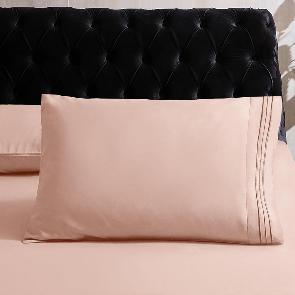 Mocassi Cali King Sheet Set - Luxury Hotel 1800 Premier Bedding Sheets & Pillowcases - Ultra Soft Breathable & Cooling Bed Sheets- Deep…