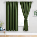 Jiuzhen Christmas Blackout Curtains for Bedroom - Thermal Insulated Room Darkening Noise Reducing, 52 x 63 Inch Length Curtains for Living…