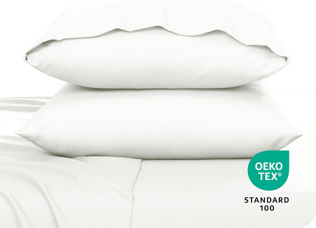 BareHome Bare Home Microfiber Pillow Cases - King Size 20x36 - Cooling Pillowcases - Double Brushed - easy maintenance - Envelope Closure…