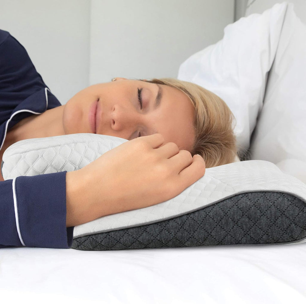 CushionCare Charcoal Pillow for Neck and Shoulder – Bamboo Charcoal Memory Foam Cervical Pillow with Orthopedic Contour Support & Ventilate…