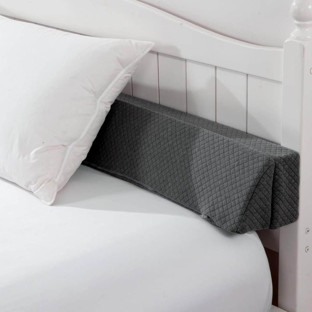 HOMBYS Wedge Pillow Headboard for Bed Gap, Foldable Bed Wedge Gap Filler Queen Size, Matterss Gap Filler, Multi Functional Bed Crack Pillow…