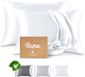 BareHome Bare Home 100% Mulberry Silk Pillowcase for Hair and Skin - Ultra 6A Grade 19 Momme Silk Pillow Case - Hidden Zipper - Breathable…