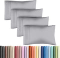 King Pillow Cases Set of 4 - Ultra Soft Hotel Quality Pillowcase Covers - Comfy, Cozy & Wrinkle Free - Shrinkage, Stain & Fade Resistant…
