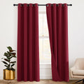 Rybhome RYB HOME Soundproof Curtains Blackout Energy Saving Grommet Curtains Window Treatment Panels for Bedroom Studio Doorway Wall Panels…