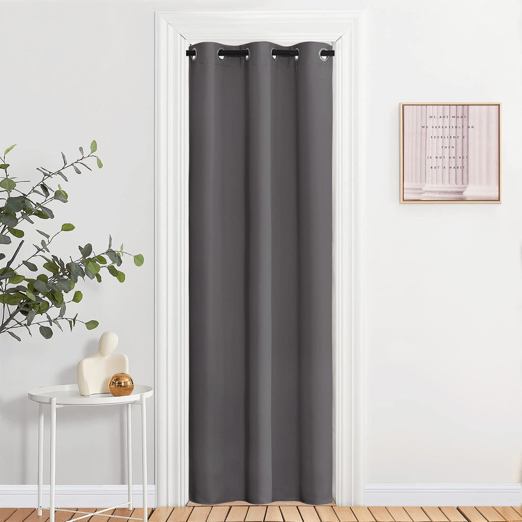 Nicetown Blackout Window Curtains 84 inch Long - Grommet Top Room Darkening Thermal Insulated Solid Vertical Drapes for Bedroom/Kid Room (2…