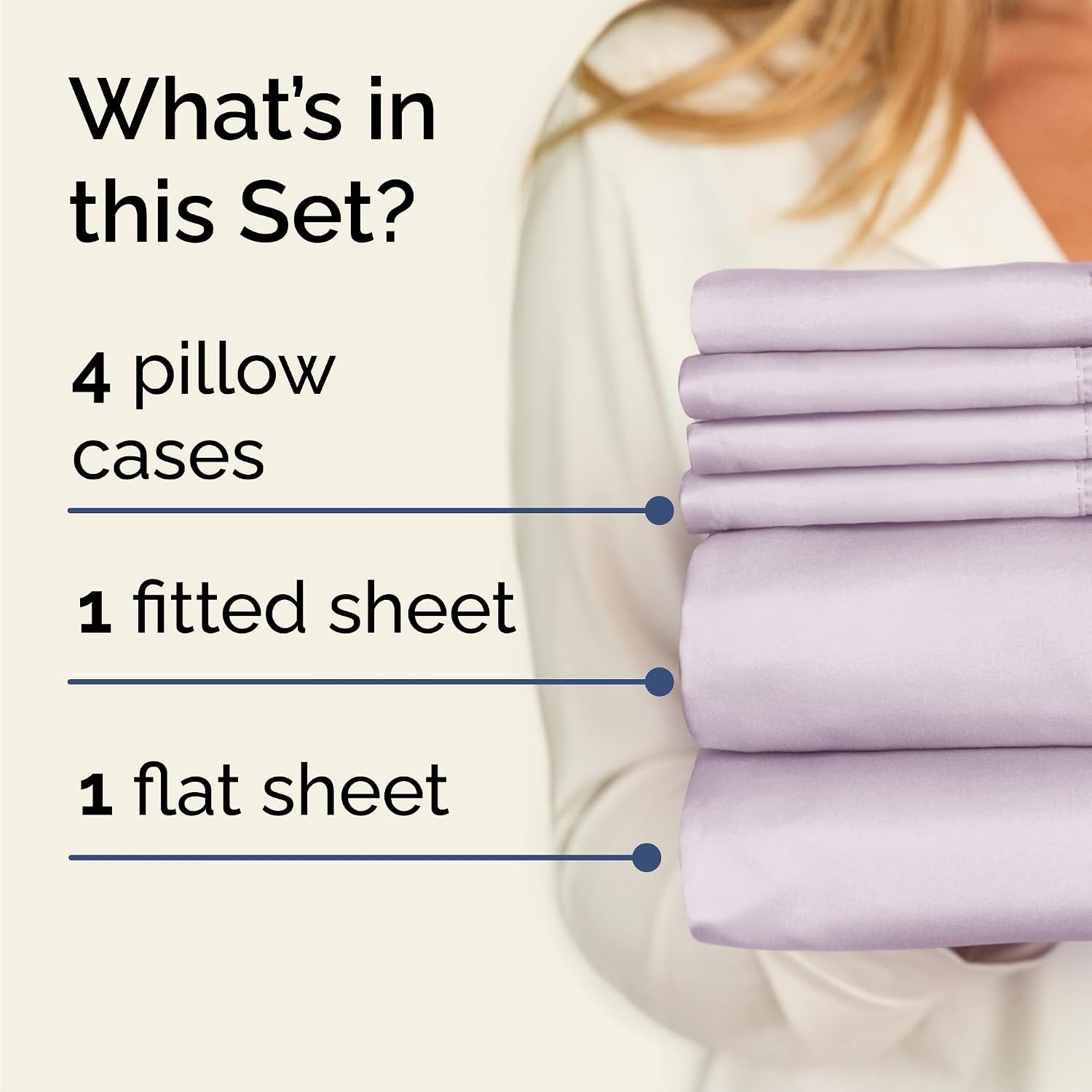 Cal King 6 Piece Sheet Set - Comfy, Breathable & Cooling - Soft Hotel Luxury Bedding for Women, Men, Kids, Teens & Children - 1 Flat & 1…