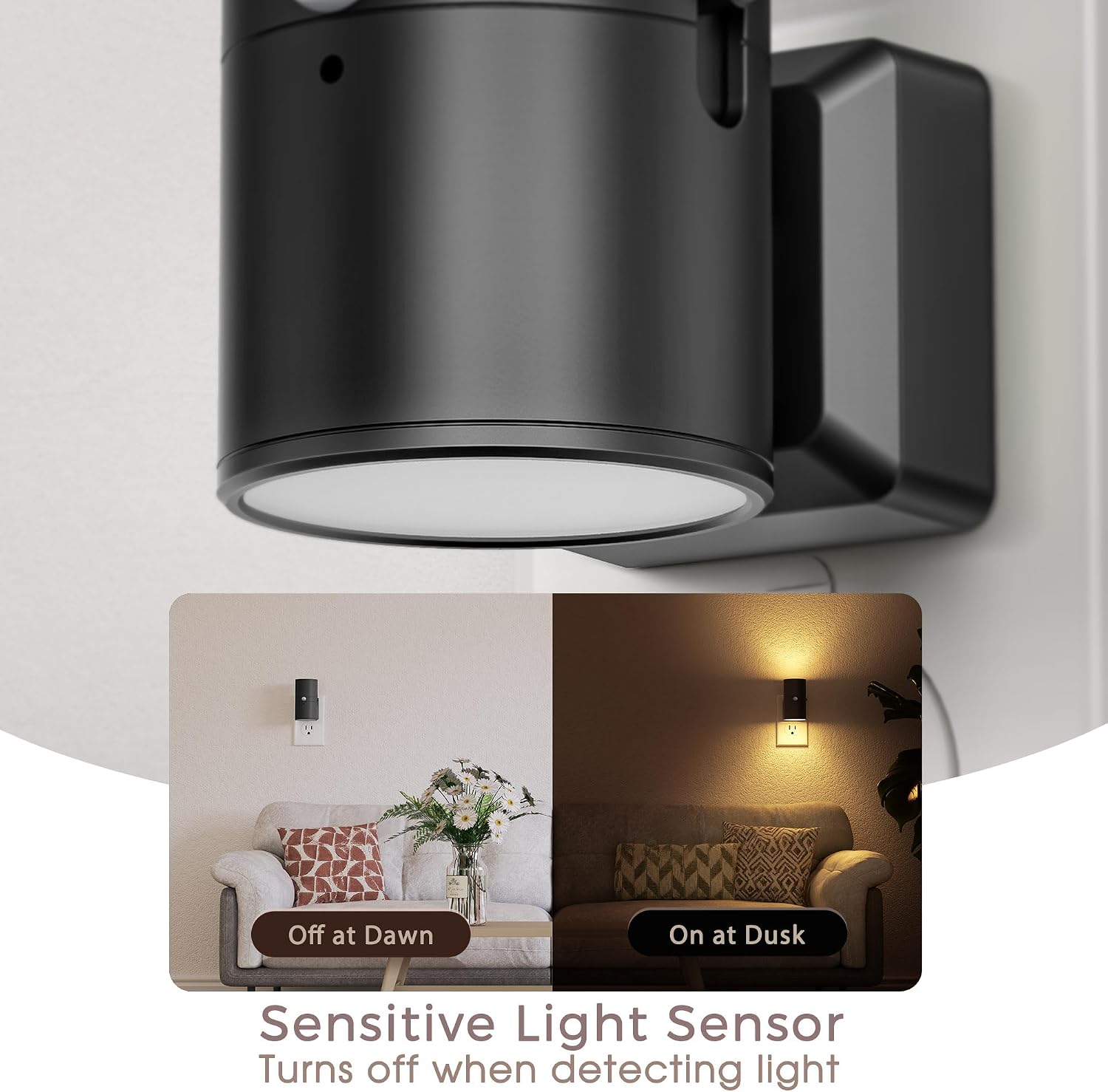 WelcometoBriigniteenjoyyourtimehere Briignite Motion Sensor Night Light,2 Pack Motion Activated Plug in Night Lights, 0-100LM Dimmable Soft…