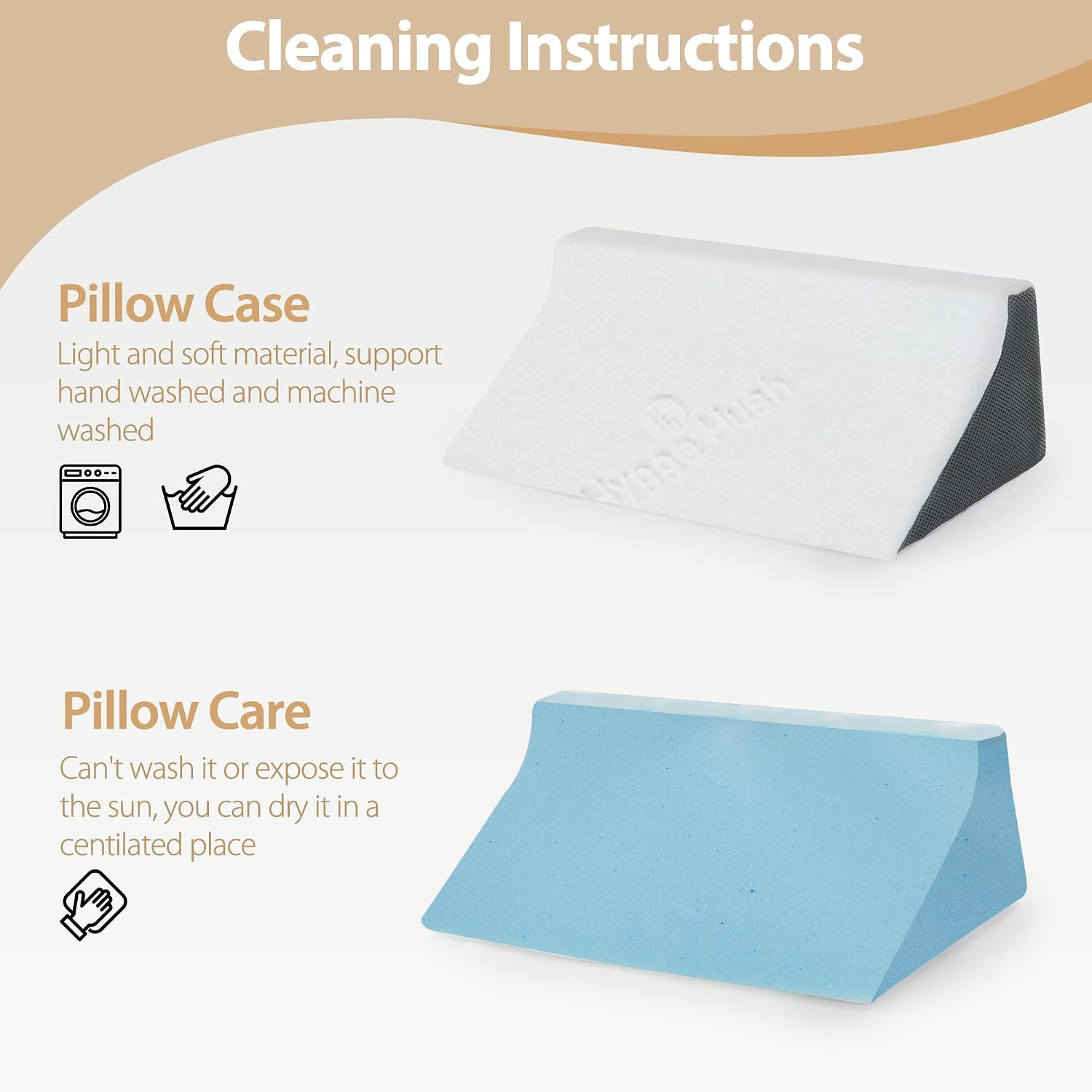 Wedge Pillow for Sleeping, Side Sleeper Body Back Positioners for Back Pain, Preventing Bedsores, After Surgery, Pregnancy Support, Ankle…