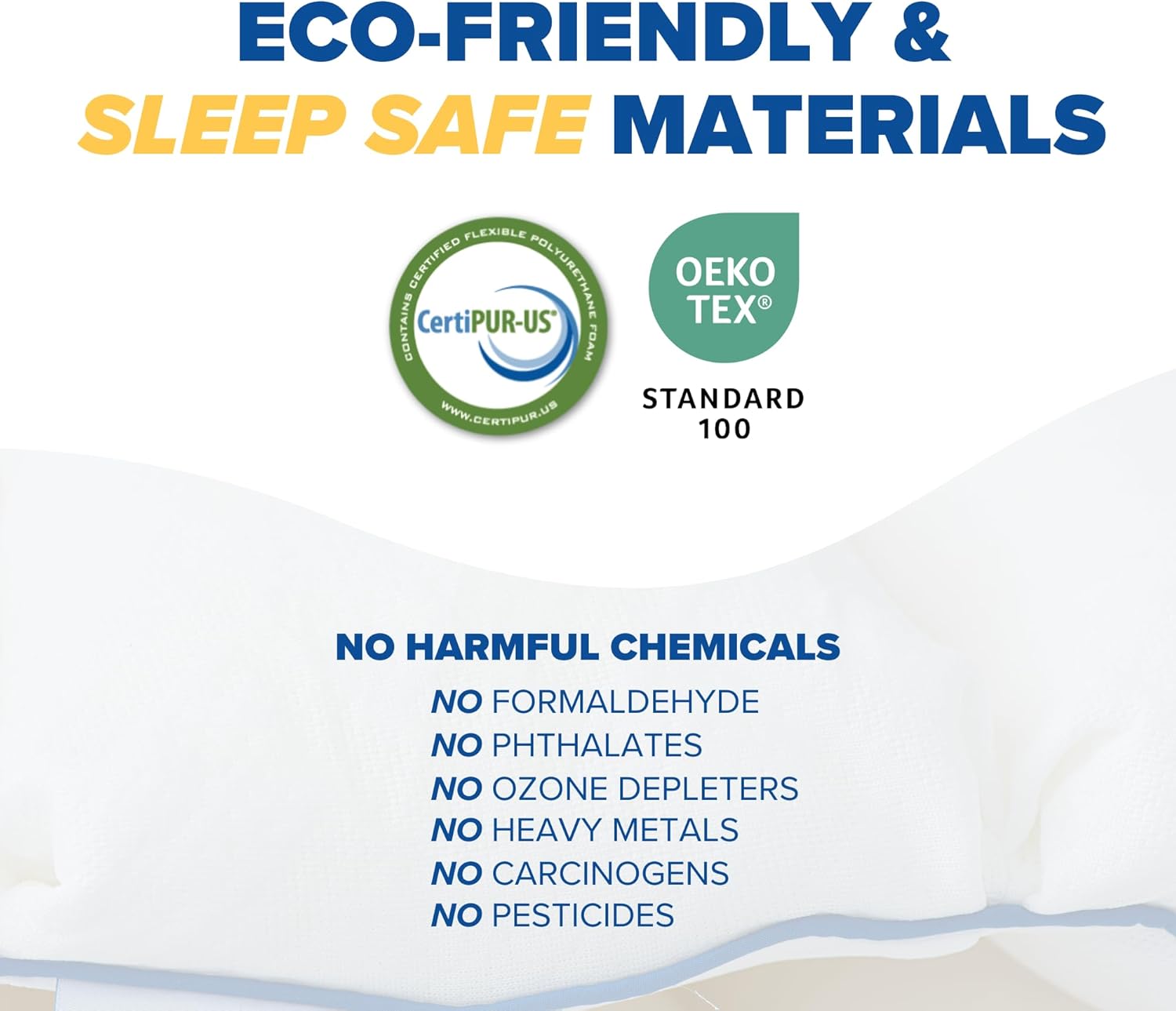 TUMBLE 6-Chamber Adjustable Bed Pillow | Back, Side & Stomach Sleepers | Cooling Cover | Memory Foam & Gel Fiber Fill | Customize Your…