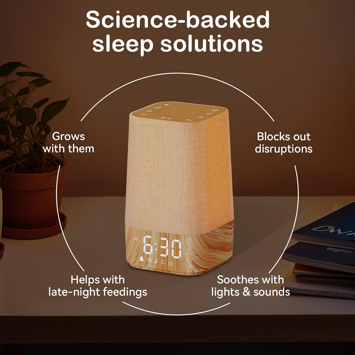 Sunrise Alarm Clock with Sound Machine: Nature Wake Up Light for Dark Mornings & Early Starts - 30 Sleep Sounds, Adjustable Brightness &…