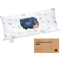Toddler Pillow with Pillowcase - 10x18 My Little Dreamy Kids Travel Bed Pillows for Sleeping, Organic Cotton Small Pillowcase, Soft &…