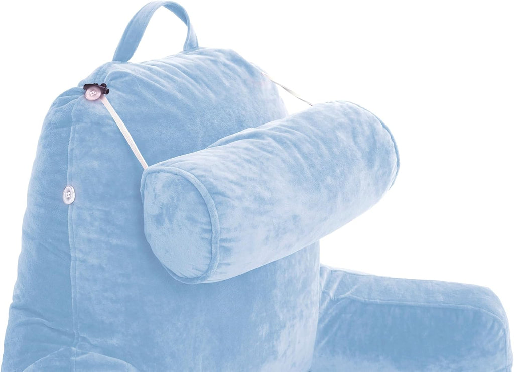 Husband Pillow XXL The Original for Adults - 30" Tall Backrest for Sitting Up in Bed - Firm Support Reading & Bed Rest Pillows for…