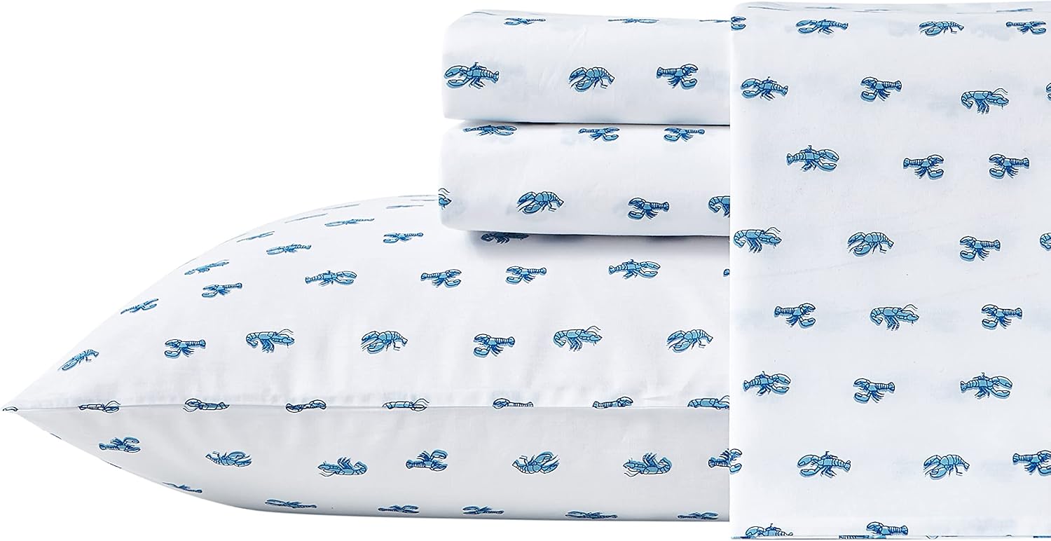 Nautica Twin Sheet Set, Crisp & Tailored Cooling Sheets with a Smooth Cotton Percale Lightweight Feel - Bed Sheets with Matching Pillowcase…