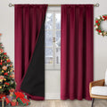 BGment Blackout Curtains for Living Room 84 Inch Length, Christmas Thermal Insulated Full Room Darkening Noise Reducing Rod Pocket Bedroom…