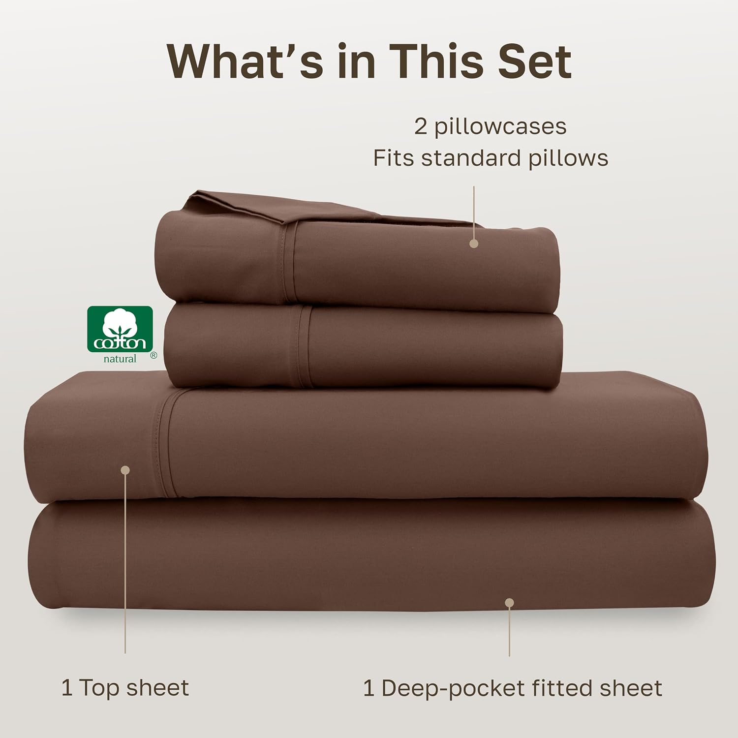CaliforniaDesignDen California Design Den Soft 100% Cotton Bed Sheets Full Size Set, 400 Thread Count Good Housekeeping Award Winner, Silky…